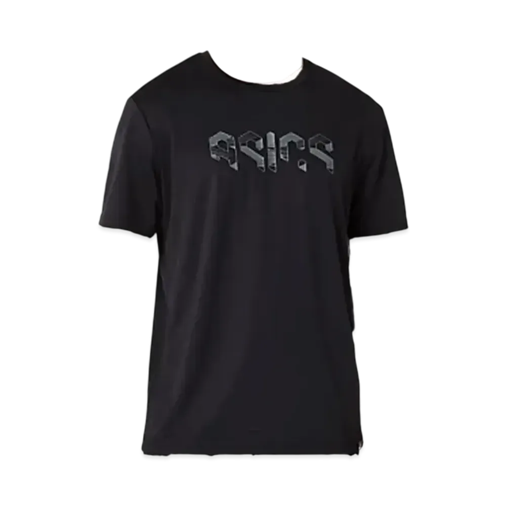 Asics Hex Graphic Dry Shirt "Performance Black/Steel Gray"