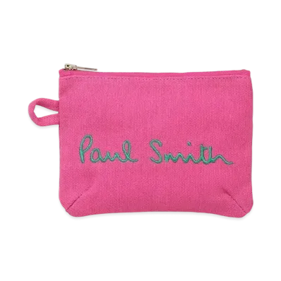 Paul Smith Logo Pop Color Pouch "Pink"