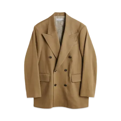 OUR LEGACY Sharp DB Blazer Broken Sateen "Olive"