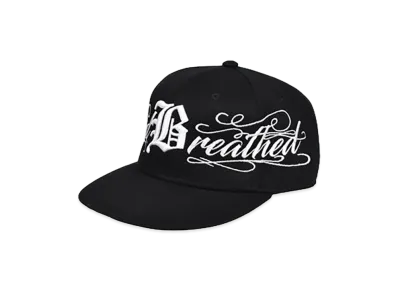 BREATH x STUDIO 33 6 Panel Snapback Cap "Black"