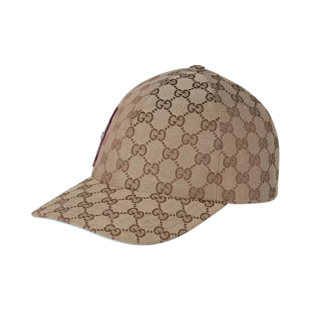 GUCCI x Yuko Higuchi GG Canvas Baseball Cap GG Canvas Japan Exclusive "Beige/Dark Brown/Light Blue"