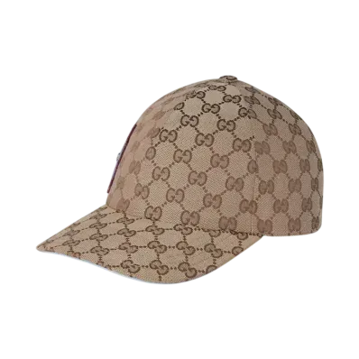 GUCCI x Yuko Higuchi GG Canvas Baseball Cap GG Canvas Japan Exclusive "Beige/Dark Brown/Light Blue"