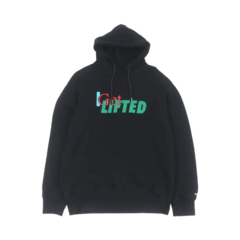 sacai I Get Lifted Logo Print Pullover Parka "Black"