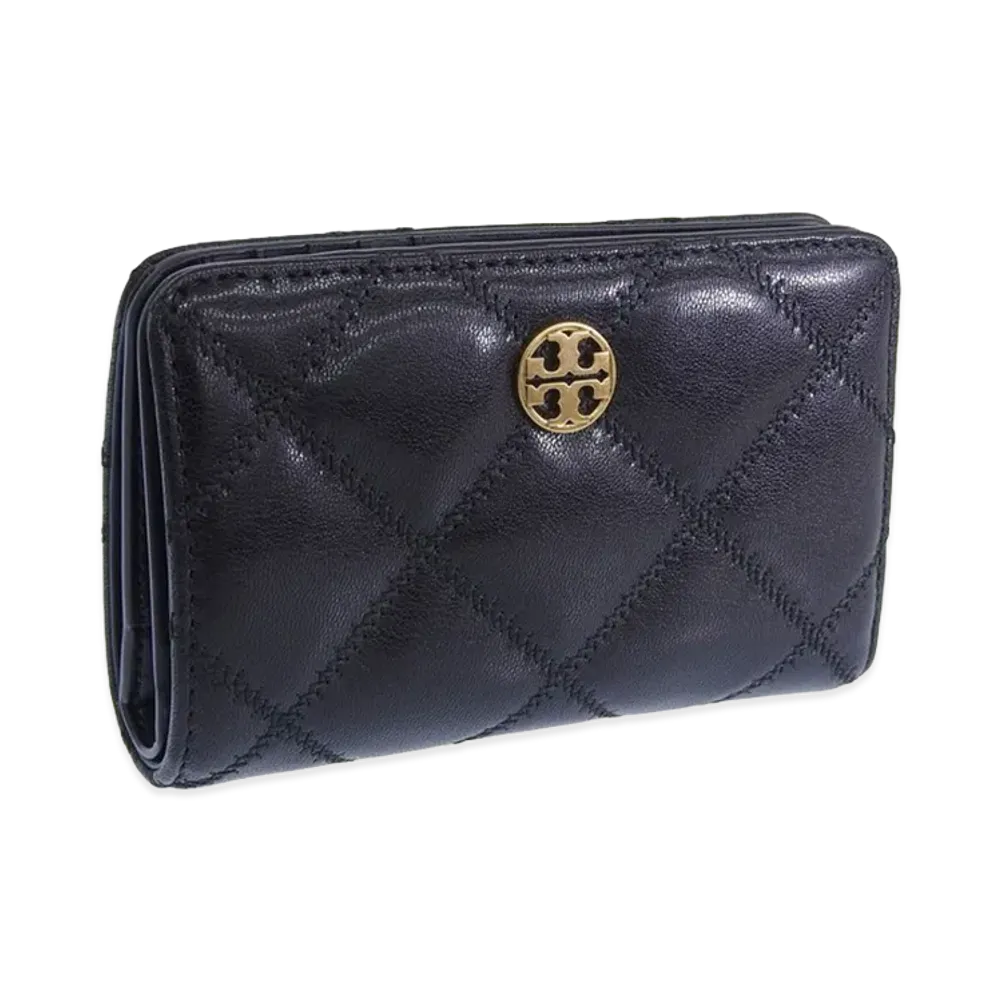 TORY BURCH Willa Matte Medium Wallet "Black"