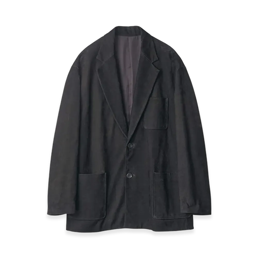 ssstein Cow Nubuck Blazer "Black"