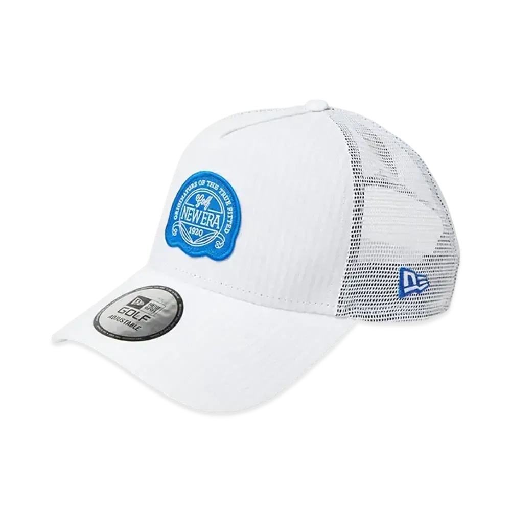 NEW ERA Golf 9Forty A-Frame Tracker Seersucker "White"