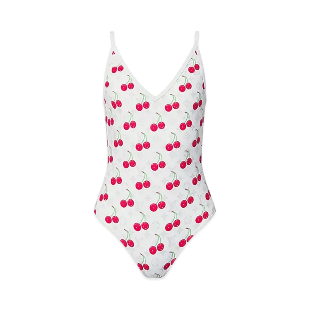 Louis Vuitton x Takashi Murakami Cherry Swimsuit "White"