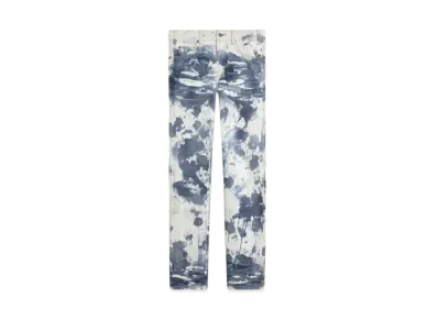 CELINE Slim Jeans / Bleached Denim "Camouflage Bleach Wash"