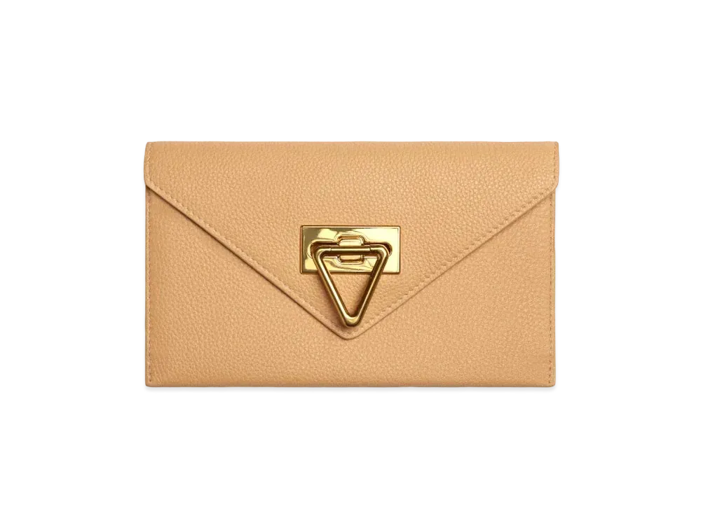 Bottega Veneta Flap Wallet "Almond"