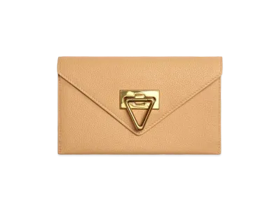 Bottega Veneta Flap Wallet "Almond"