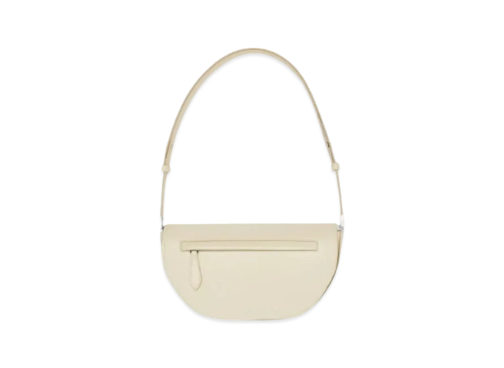 Burberry Small Leather Olympia Bag "Pale Vanilla"