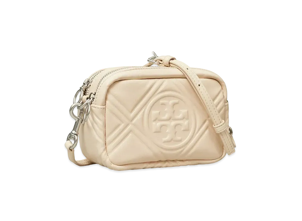 TORY BURCH Perry Bomb Emboss Mini Bag "New Cream"