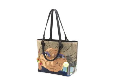 LOEWE x Spirited Away Yubaba Small Anagram Tote In Textile and Calfskin "Multicolor"