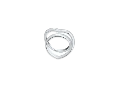 Hermes Vertige Coeur Ring MM "Silver"