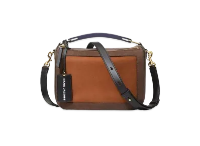 Marc Jacobs The Soft Box Suede 23 "Brown Multi"