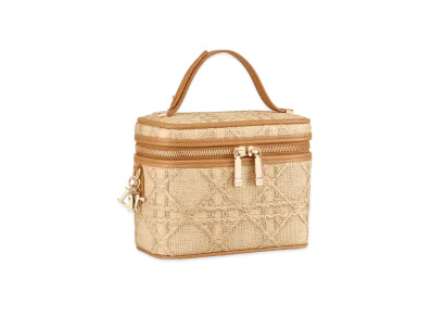 Dior Lady Dior Small Vanity Canage Lafia "Natural"