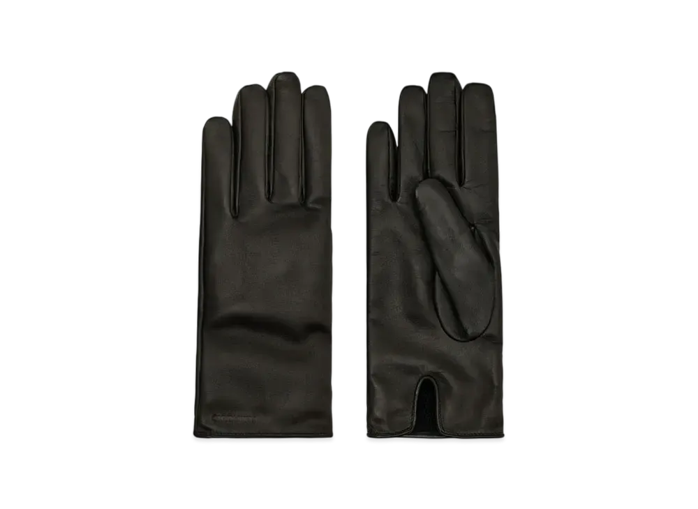 Salvatore Ferragamo Lined Gloves "Black Moon"