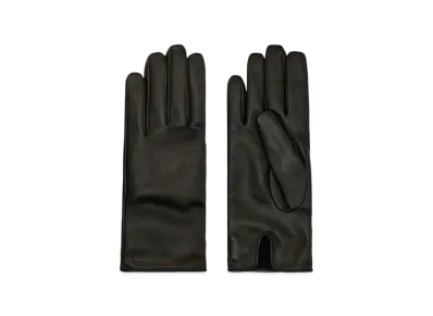 Salvatore Ferragamo Lined Gloves "Black Moon"