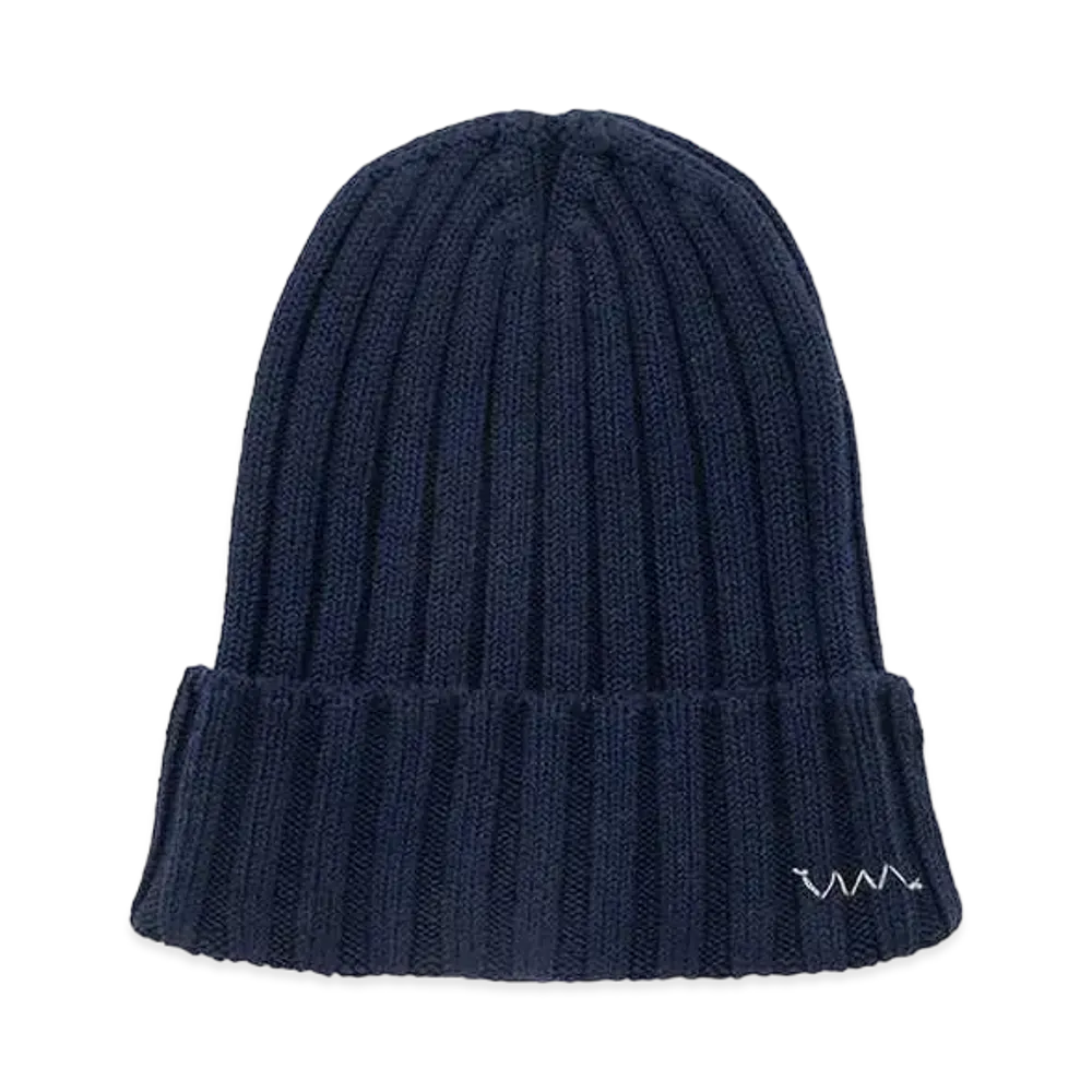 visvim Knit Cap Cotton "Navy"