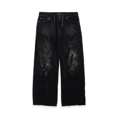 BALENCIAGA Double Knee Pants "Black"