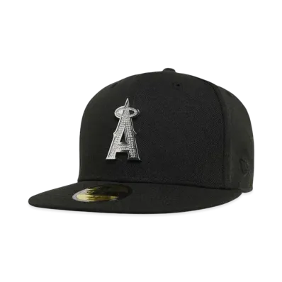 NEW ERA 59FIFTY RHINESTONE BADGE Los Angeles Angels "BLACK"