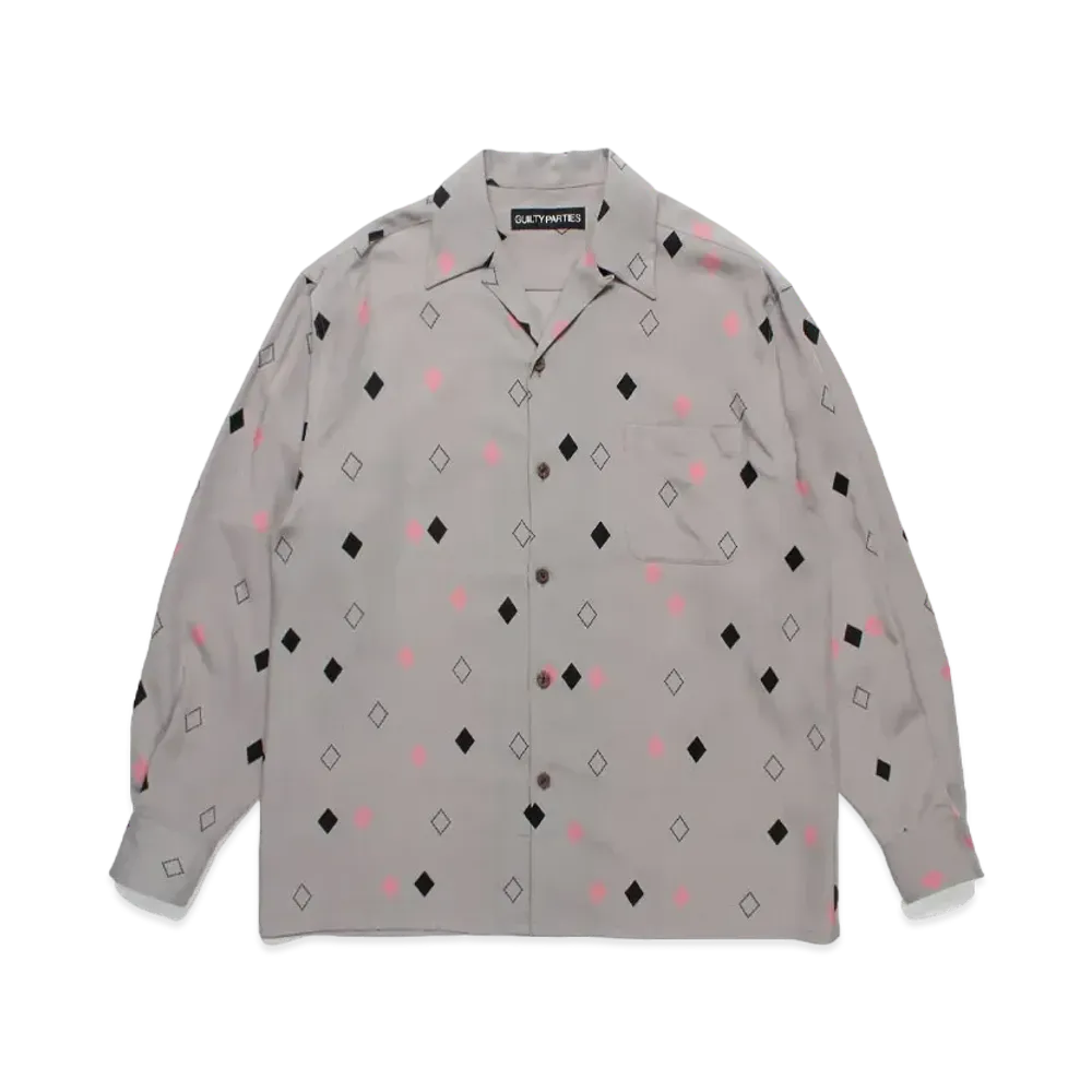 WACKO MARIA Diamond Hawaiian Shirt "Gray"