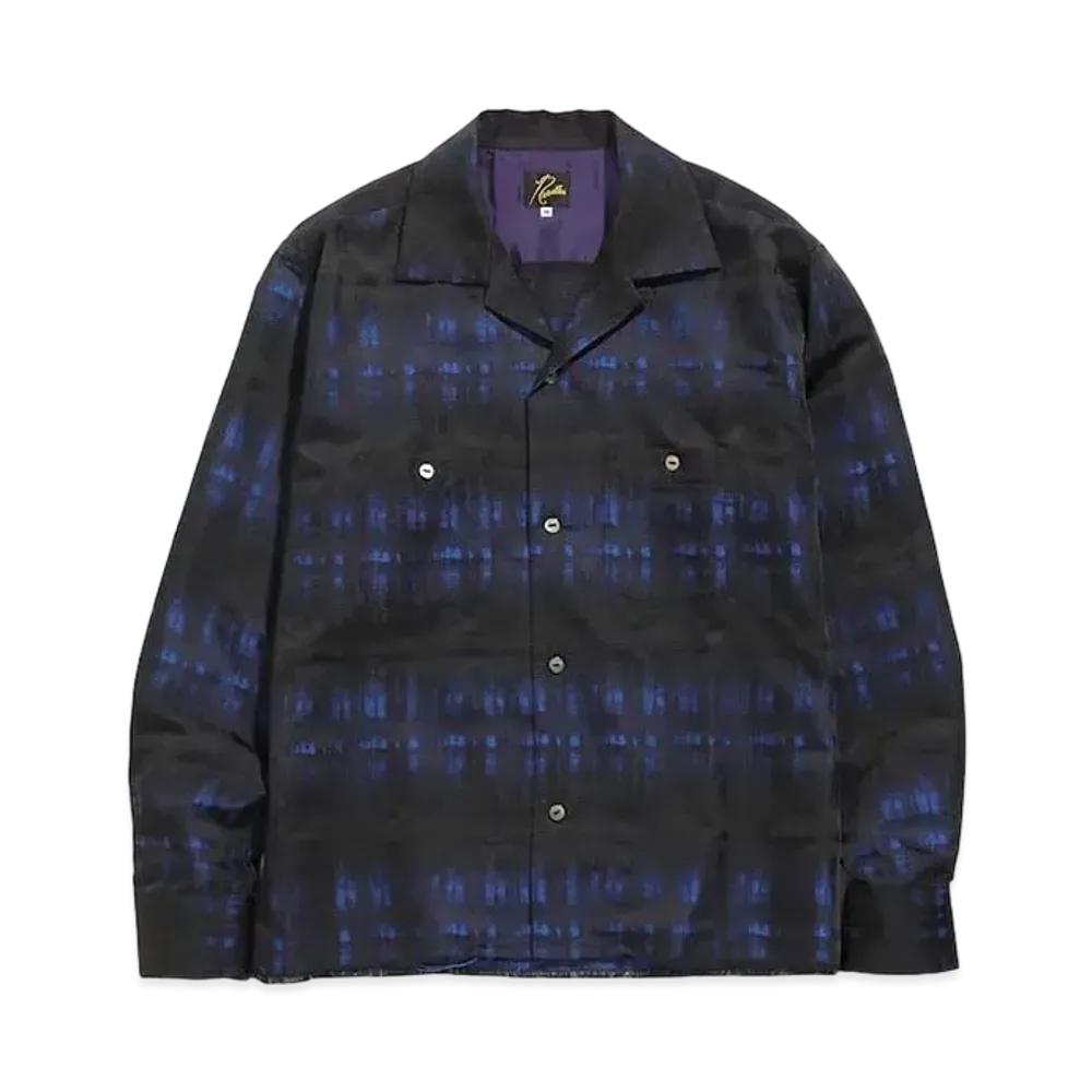 Needles C.O.B. CLASSIC SHIRT - PE/W OMBRE PLAID JQ. "Blue"