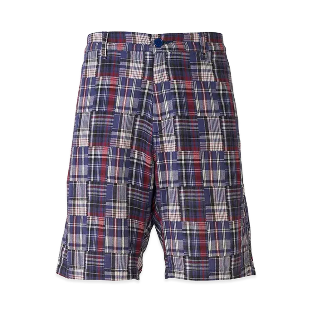HYSTERIC GLAMOUR Double Gauze Check Shorts "Red Other"