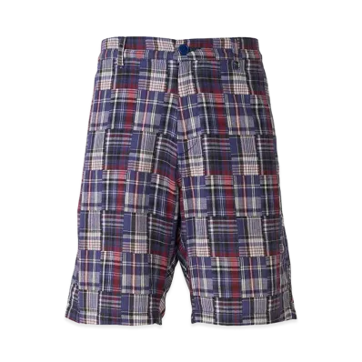 HYSTERIC GLAMOUR Double Gauze Check Shorts "Red Other"