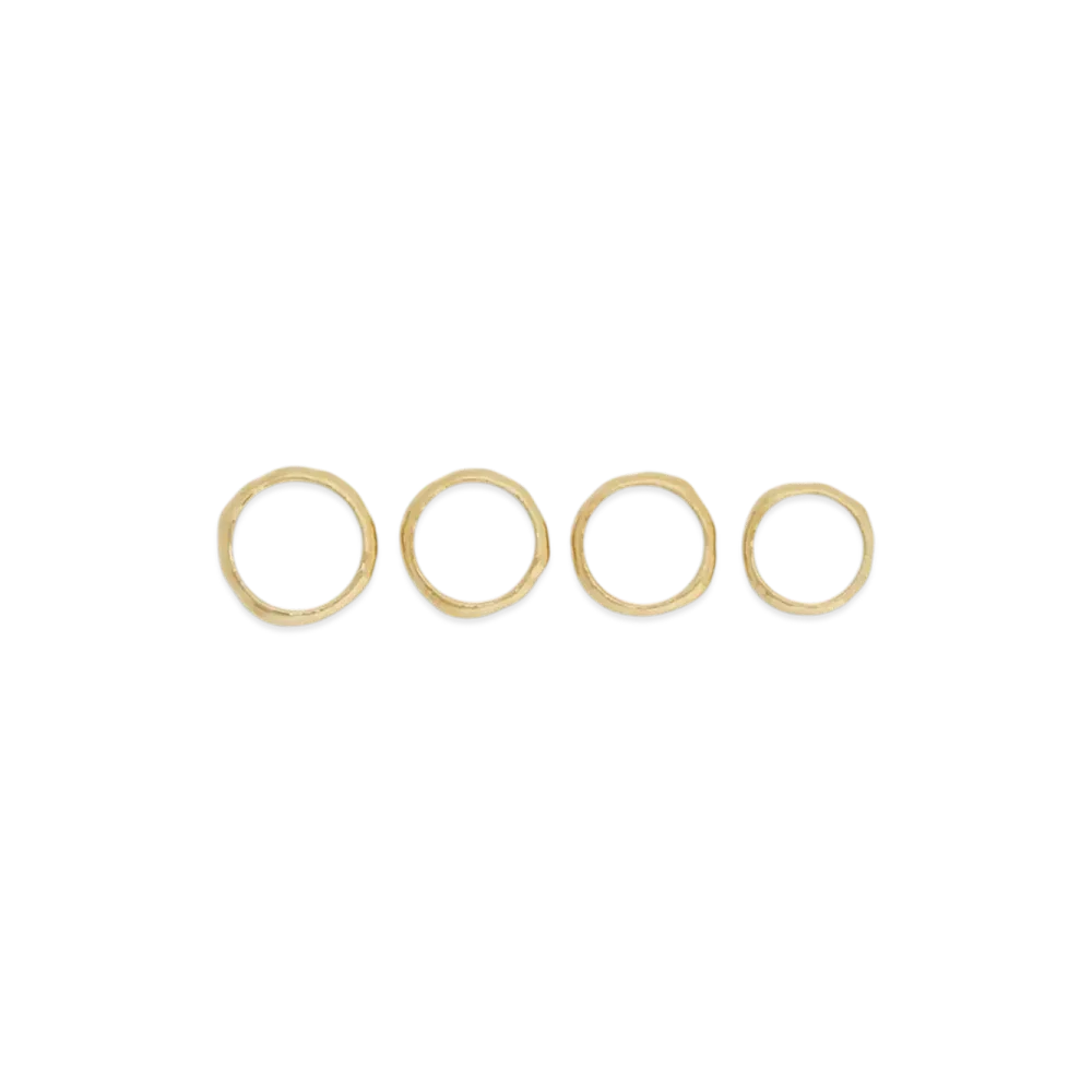 Jil Sander Ring Set "Gold"