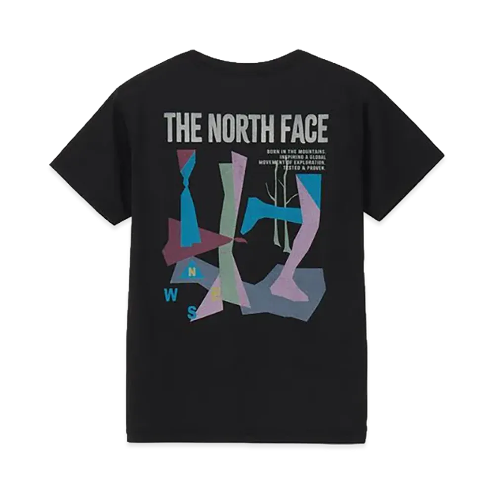 The North Face Short Sleeve ES Retro Trail Tee Kids "Black"