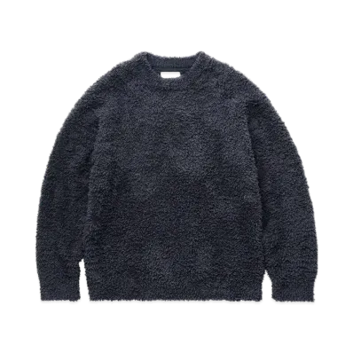 GELATO PIQUE Basic Gelato Pullover "Charcoal Gray"