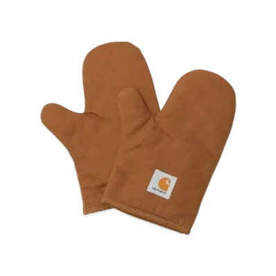 Carhartt WIP Canvas Oven Mitt Set "Hamilton Brown"
