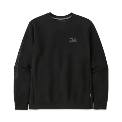 Patagonia Men's 73 Skyline Uprisal Crew Sweatshirt "Black"