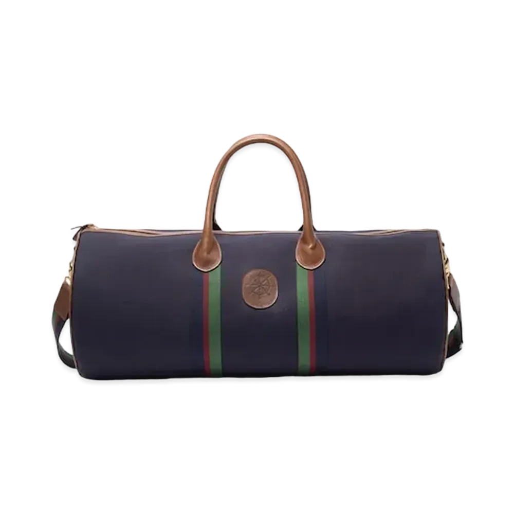 Noah Leather Trimmed Tote "Dark Purple"