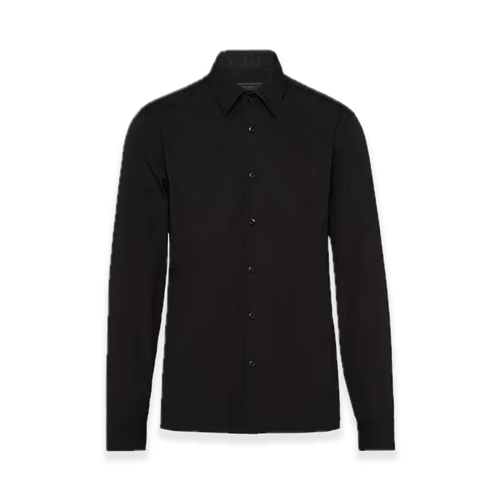 PRADA Cotton Shirt "Black"