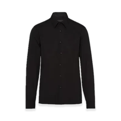 PRADA Cotton Shirt "Black"