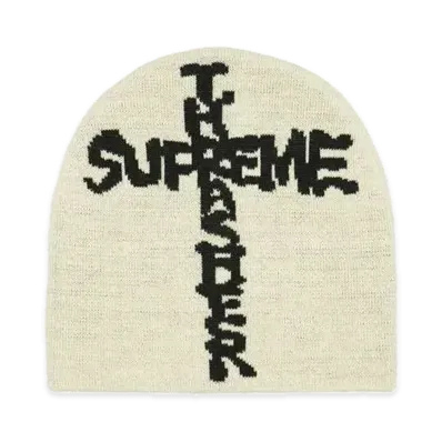 Supreme x Thrasher Beanie "Stone"