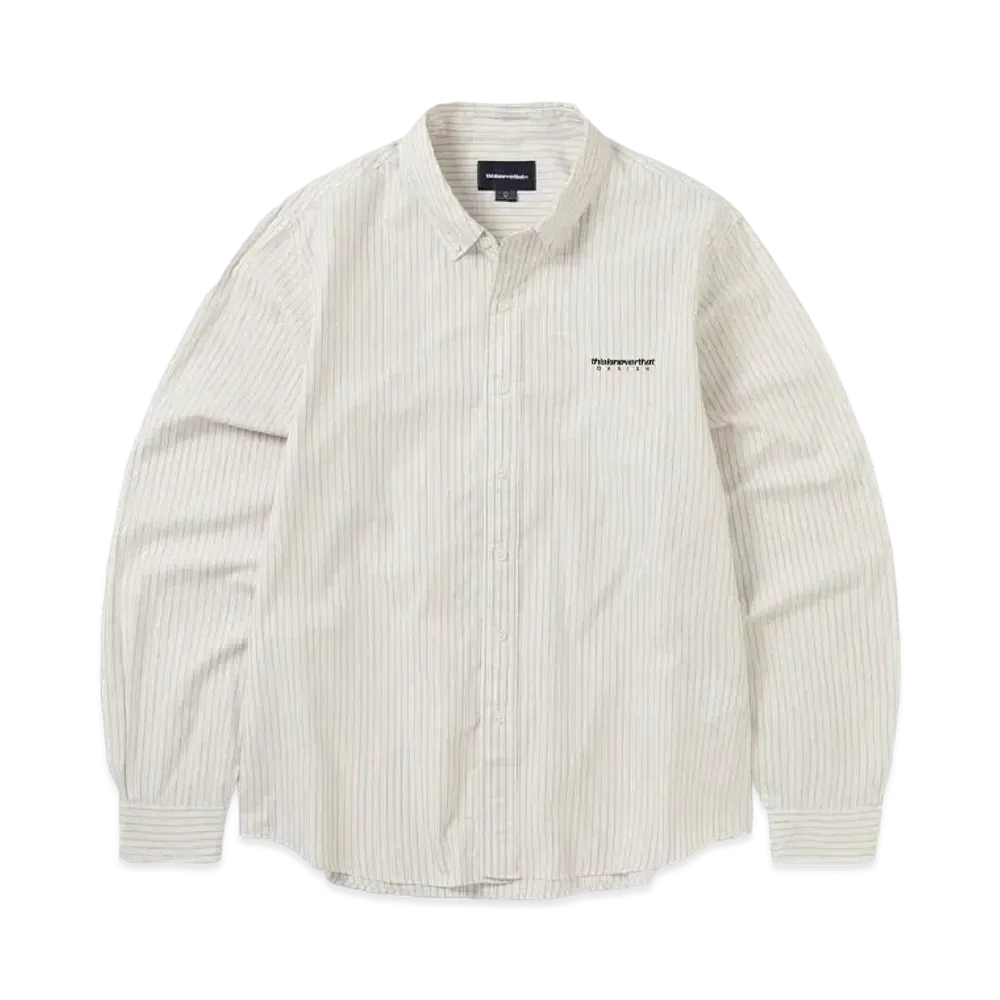 thisisneverthat DSN Striped Shirt "Beige"