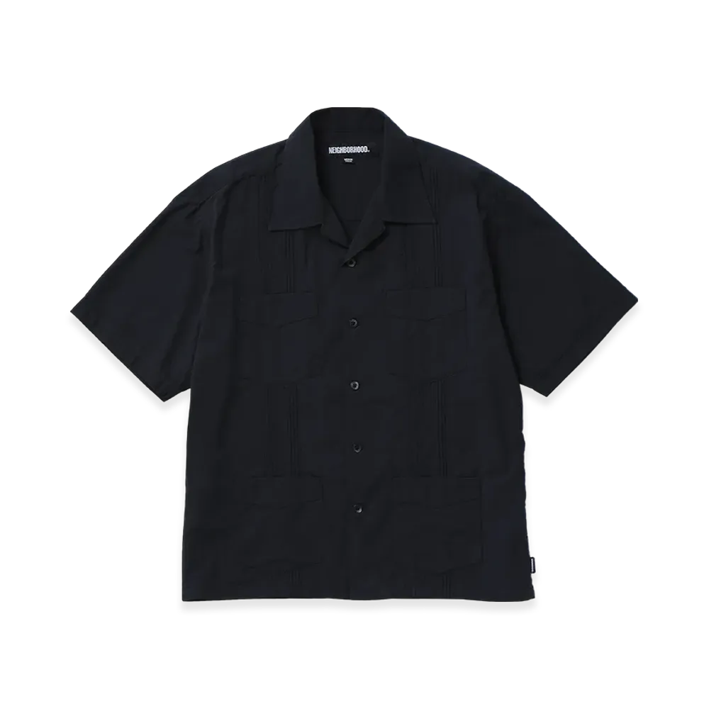 NEIGHBORHOOD Guayabera Shirt SS "Black"