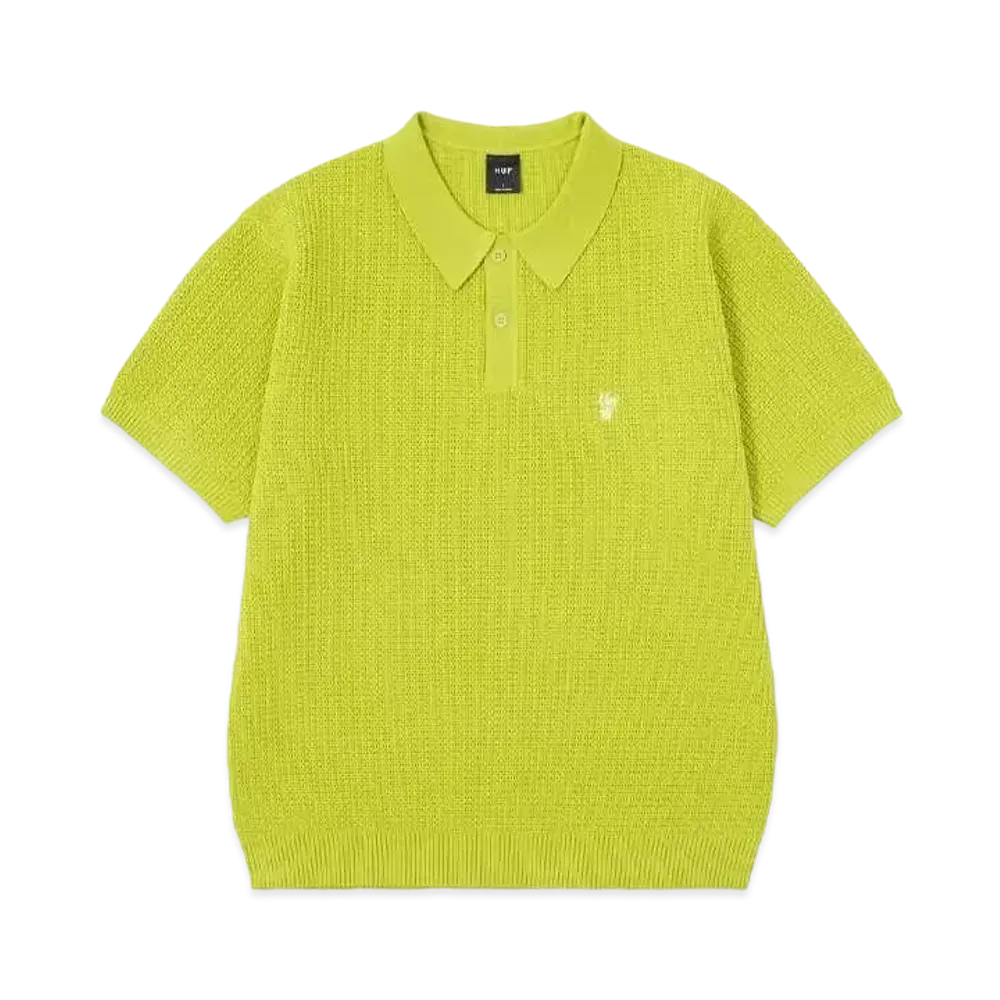 HUF 1984 Knit Polo "Hot Lime"