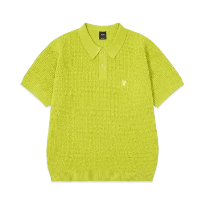 HUF 1984 Knit Polo "Hot Lime"