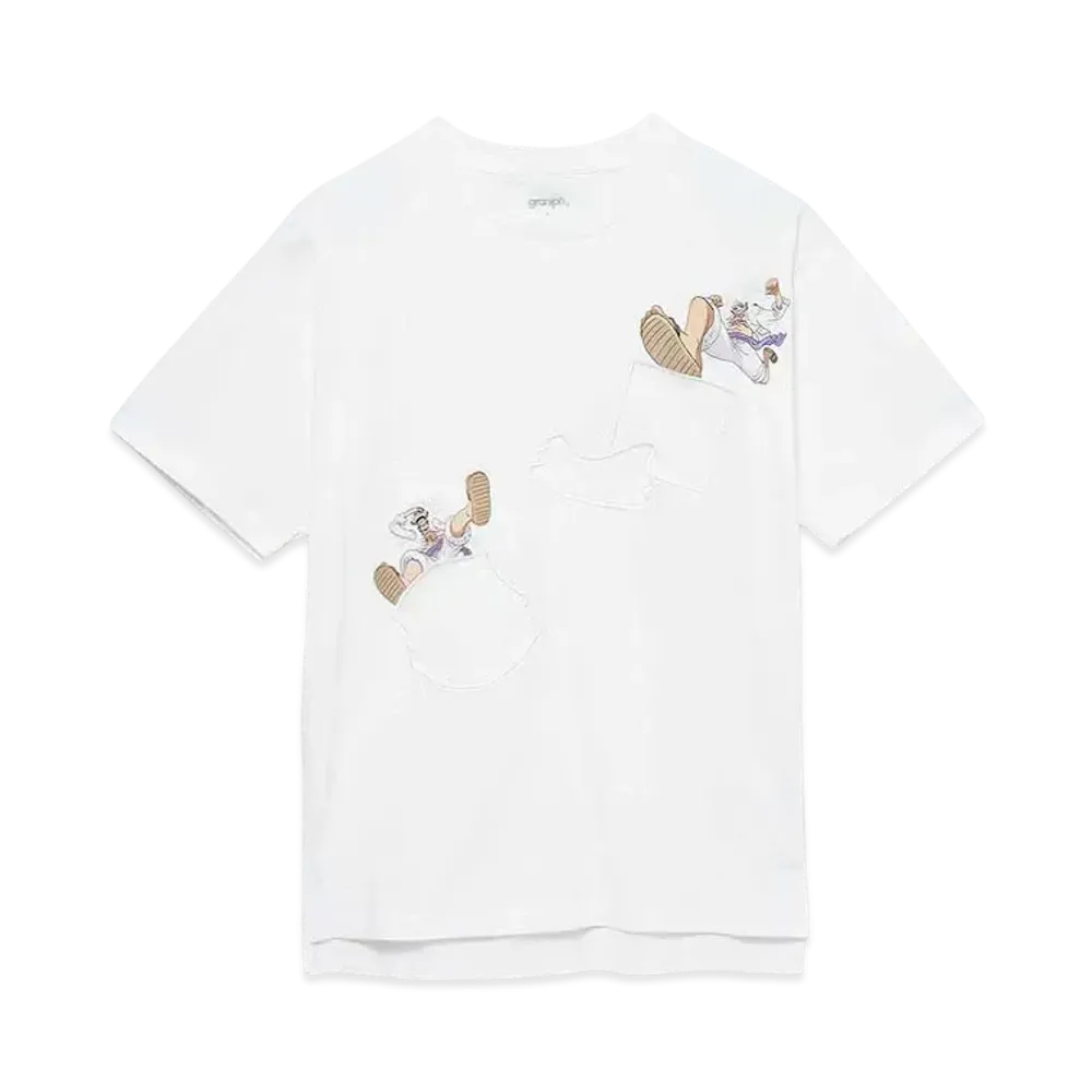 graniph x ONE PIECE Highest Point T-Shirt "White"
