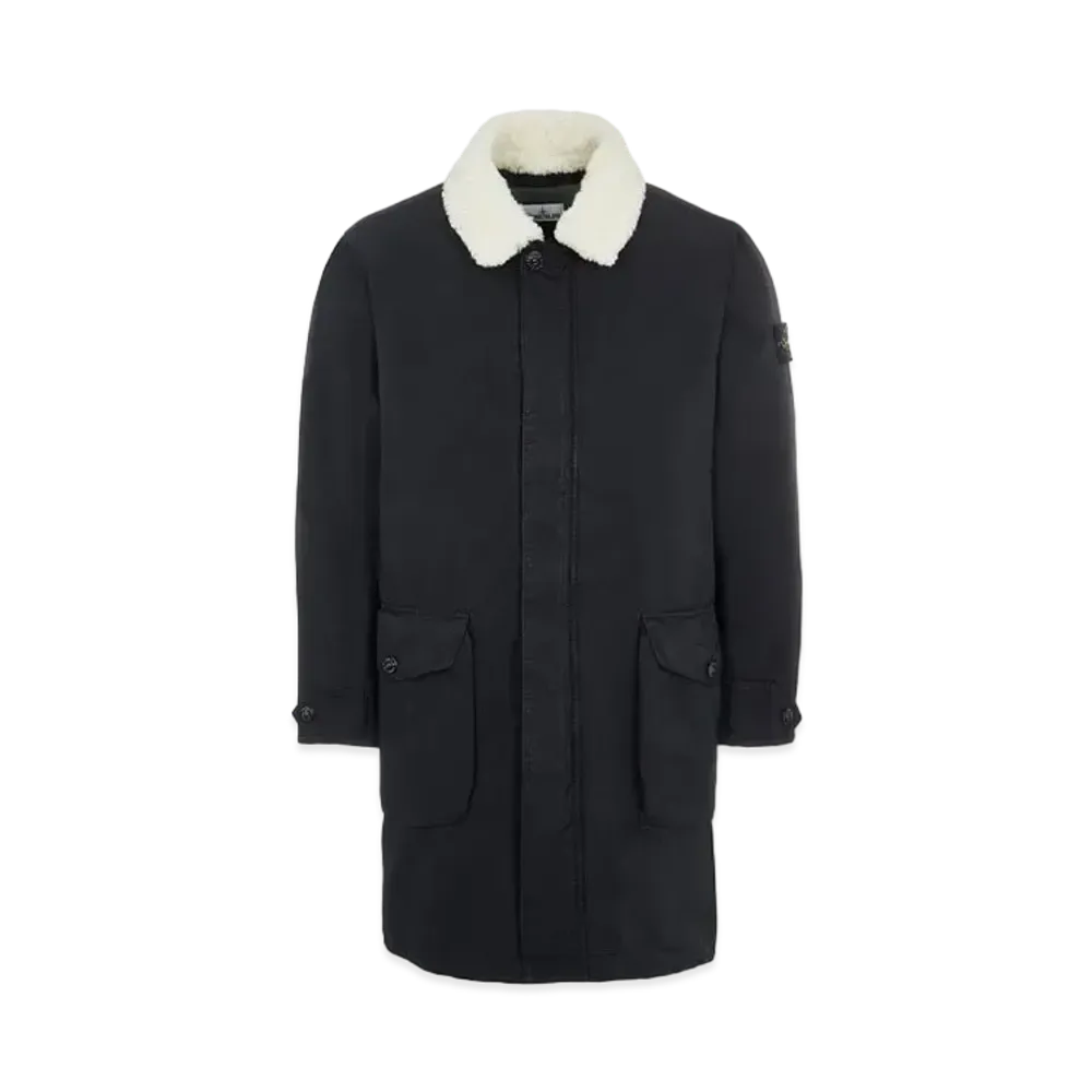 Stone Island 70749 DAVID-TC WITH KNIT WOOL LINING "Black"
