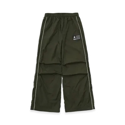 X-Girl Women's Face Label Track Pants "Olive"