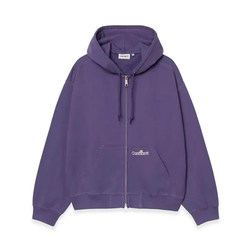 Carhartt WIP Hooded Wip Label Sweat Jacket "Calla"