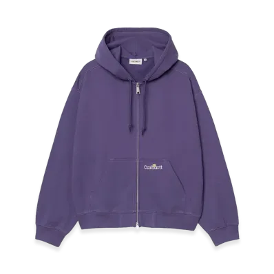 Carhartt WIP Hooded Wip Label Sweat Jacket "Calla"