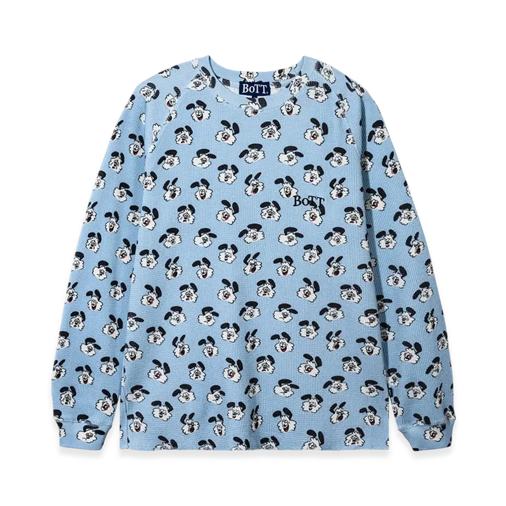 VERDY x BoTT Vick Thermal L/S Tee "Light Blue"
