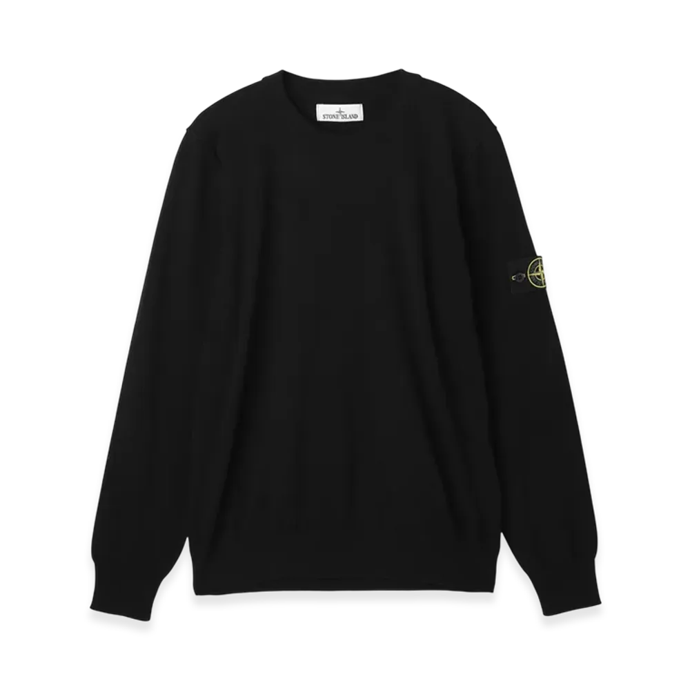 Stone Island Crewneck Knit 5100053 Soft Organic Cotton "Black"