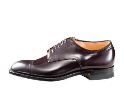 ALDEN Cap Toe Ox. Modified Shell Cordovan "#8 Dark Burgundy" 56201 D Single Leather Sole